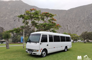 MINI BUS MITSUBISHI FUSO ROSA AÑO 2020 32 PASAJEROS PRECIO S/. 114,000.00 Soles - Image 2
